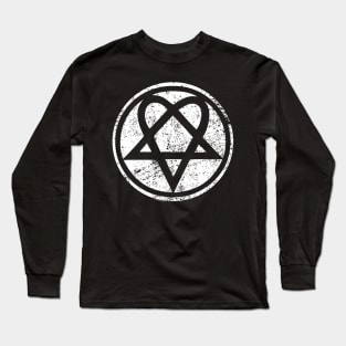 HEARTAGRAM - White Long Sleeve T-Shirt